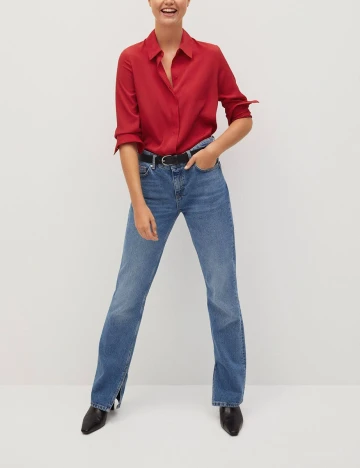 Camasa Mango, rosu, M Rosu