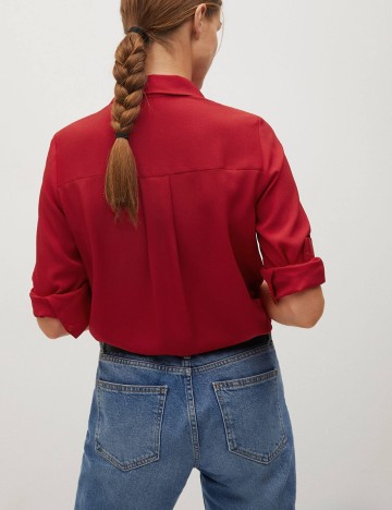 Camasa Mango, rosu, M