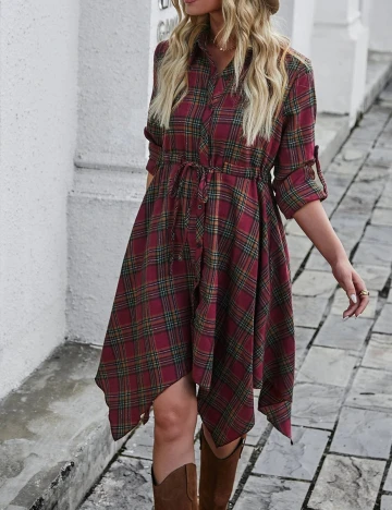 Rochie medie SHEIN, rosu, M Rosu