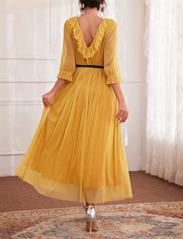 Rochie lunga SHEIN, galben, M