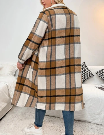 Jacheta SHEIN CURVE, maro, 0 XL