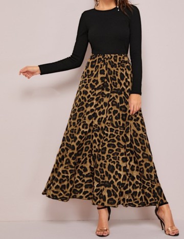 Rochie lunga SHEIN, negru, S