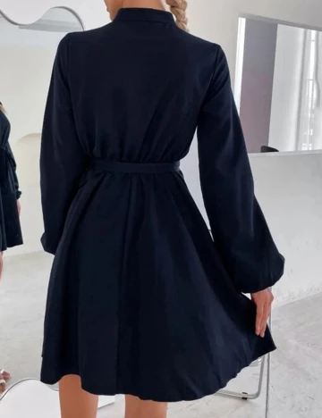 Rochie scurta SHEIN, bleumarin, S Albastru
