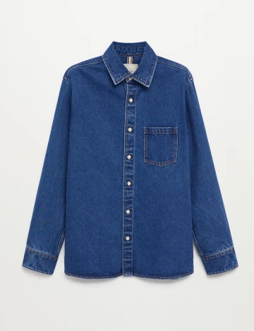 Camasa Mango, albastru, M