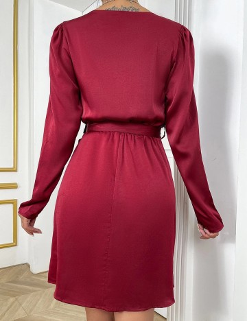 Rochie scurta SHEIN, visiniu, M