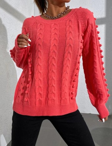 Pulover SHEIN, roz, M