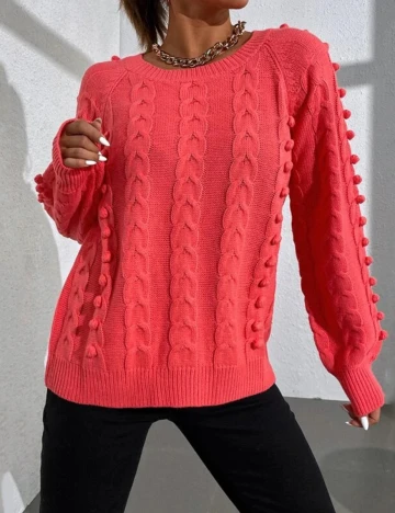 Pulover SHEIN, roz, M