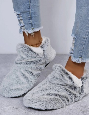 Papuci de casa Emery Rose, gri, 39-40