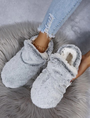 Papuci de casa Emery Rose, gri, 39-40