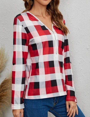 Bluza Emery Rose, rosu, L