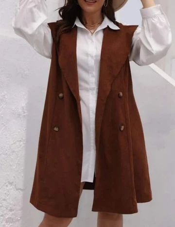 Vesta SHEIN CURVE, maro, 3XL Maro