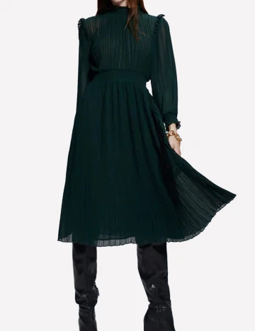 Rochie Zara, verde, XS