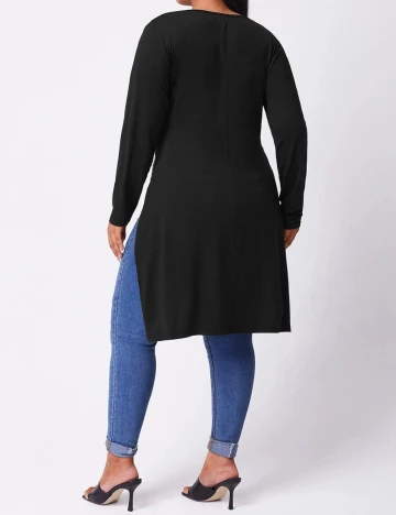 Top SHEIN CURVE, negru, 1 XL