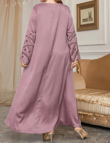 Rochie lunga SHEIN CURVE, roz, 2XL