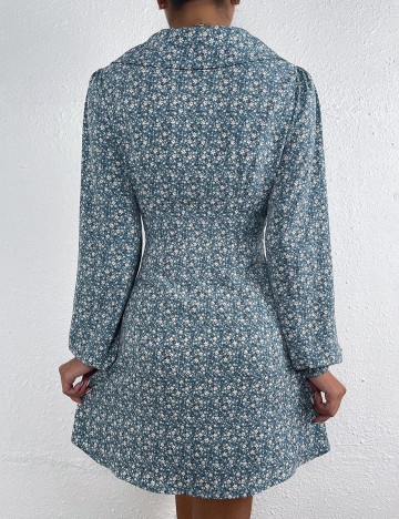 Rochie Scurta SHEIN, bleu, XS