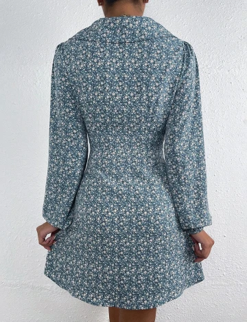 Rochie Scurta SHEIN, bleu, XS