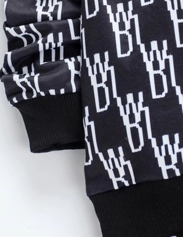 Compleu Shein Kids, negru, 3-4 ANI