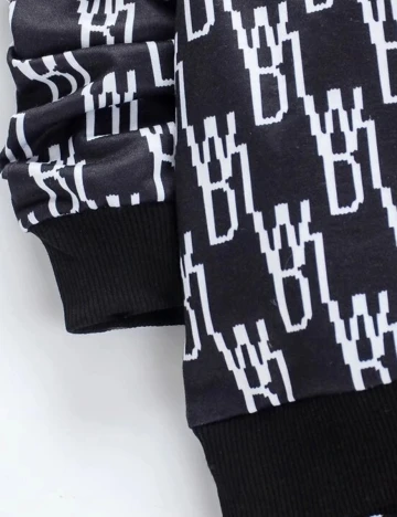 Compleu Shein Kids, negru, 3-4 ANI Negru