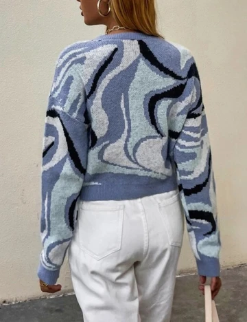 Pulover SHEIN, bleu, S