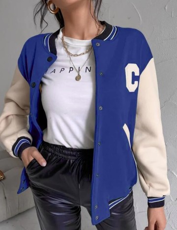 Jacheta SHEIN, albastru, L