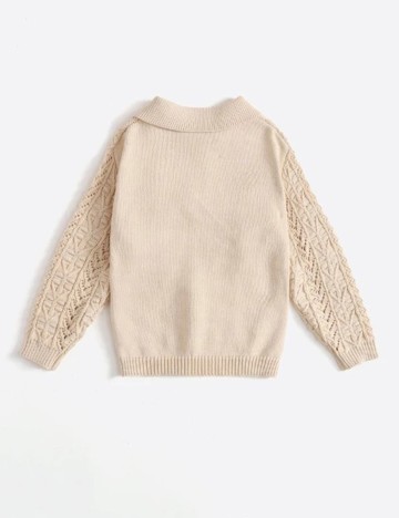 Bluza Shein Kids, crem, 3-4 ANI