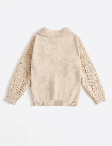 Bluza Shein Kids, crem, 3-4 ANI