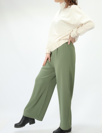 Pantaloni Vila, verde, 38