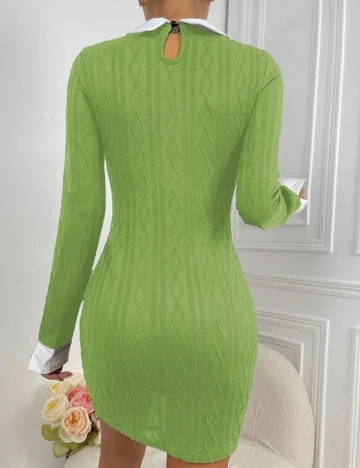 Rochie Scurta SHEIN, verde, L Verde