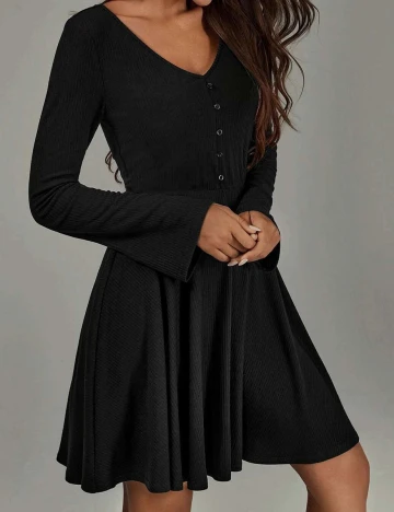 Rochie scurta SHEIN, negru, M Negru