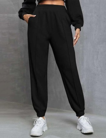 Pantaloni SHEIN, negru, XS