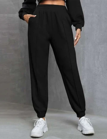 Pantaloni SHEIN, negru, XS