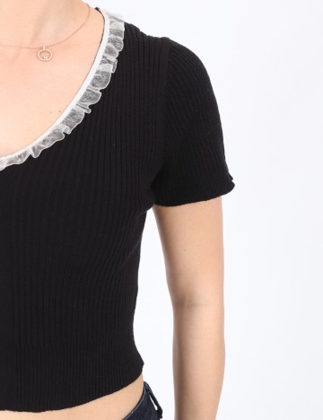 Top SHEIN, negru, M