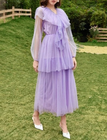 Rochie Medie SHEIN, mov, XL Mov