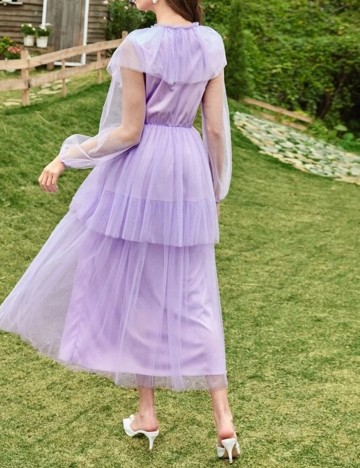 Rochie Medie SHEIN, mov, XL