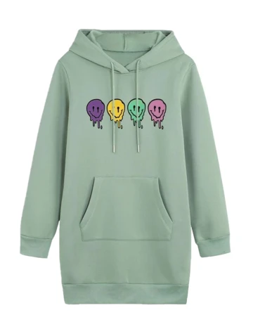 Hanorac SHEIN, verde, L Verde