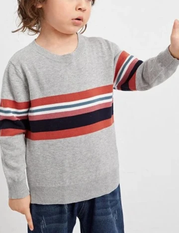 Bluza Shein Kids, gri, 5 ANI Gri