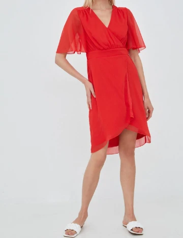 Rochie scurta Vila, rosu, 34