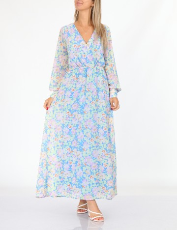 Rochie lunga Vila, floral