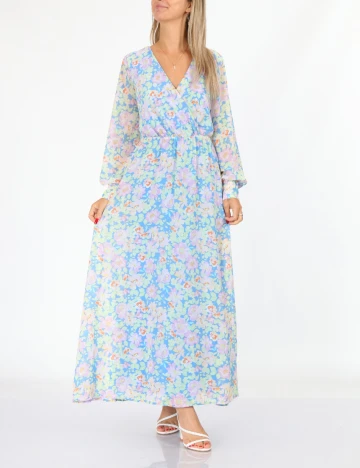 Rochie lunga Vila, floral