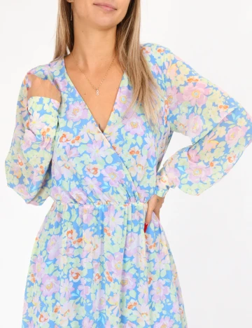 Rochie lunga Vila, floral