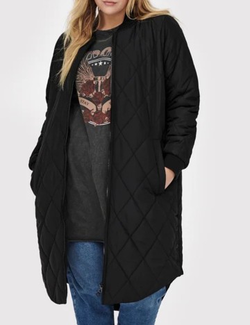 Geaca Only Carmakoma, negru, 46