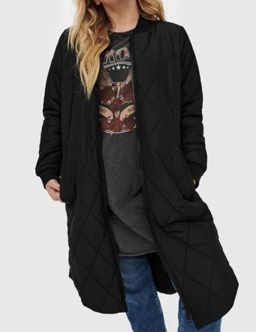 Geaca Only Carmakoma, negru, 46 Negru