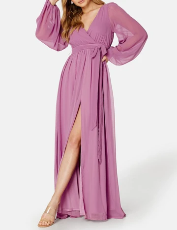 Rochie lunga Goddiva, lila, 44