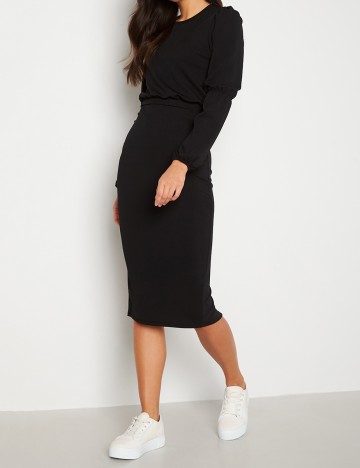 Rochie medie BUBBLEROOM, negru, M
