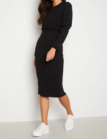Rochie medie BUBBLEROOM, negru, M Negru