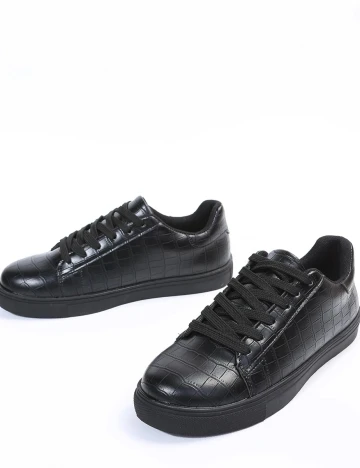 Adidasi SHEIN, negru, 41