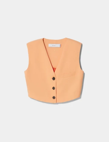 Vesta Bershka, portocaliu, XS-S