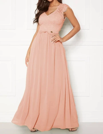 Rochie Lunga Chiara Forthi, roz, 40 Roz