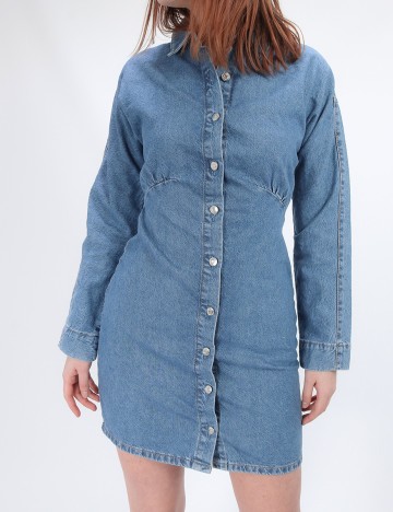 Rochie scurta Reserved, albastru, 34