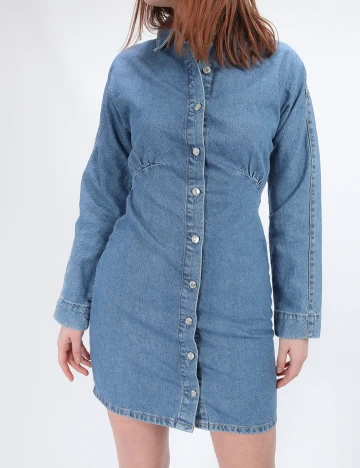 Rochie scurta Reserved, albastru, 34